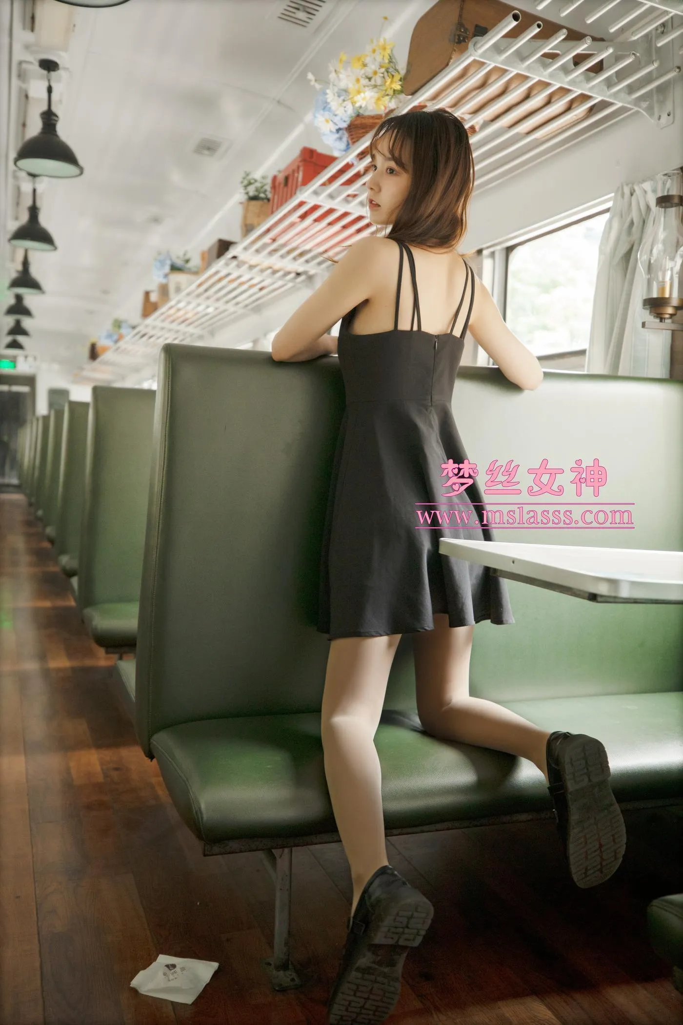 [MSLASS梦丝女神] 2020.04.22 NO.110 玥玥 火车超自然系 [61P]插图7